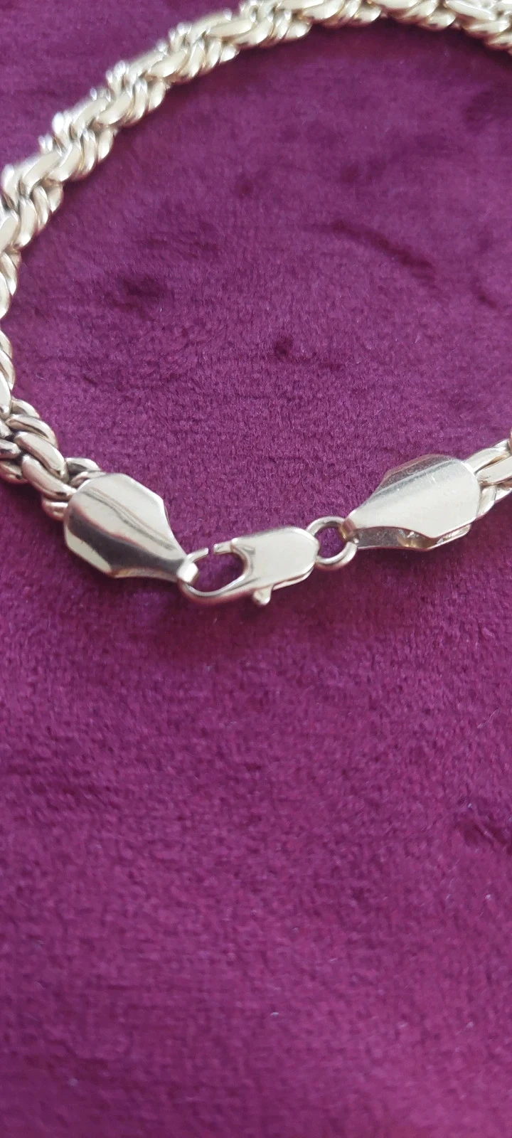 Bracelet maille palmier dorée 19.5 cm – 14.40g – photo 3